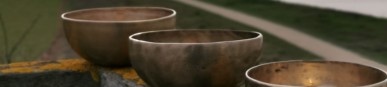 bannière composé de bols tibétain